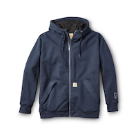 Chandail à capuche Carhartt doublé hydrofuge et isotherme en molleton d’épaisseur moyenne pour hommes Front_Flat
