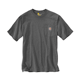 T-shirt de travail avec poche pour hommes, Carhartt Front_Flat