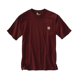T-shirt de travail à coupe ample avec poche pour hommes, Carhartt Front_Flat