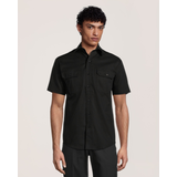 Chemise de travail à manches courtes en poly-coton extensible et à devant boutonné pour hommes, Dakota Workpro Series Front_Flat