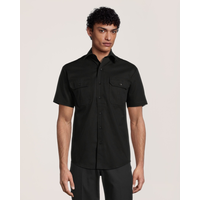 Dakota WorkPro Series Men's Button Front Stretch Poly Cotton Short Sleeve Work Shirt
