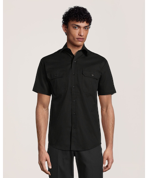 Dakota WorkPro Series Men's Button Front Stretch Poly Cotton Short Sleeve Work Shirt