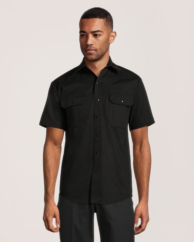 Dakota WorkPro Series Men's Snap Front Stretch Poly Cotton Short Sleeve Work Shirt