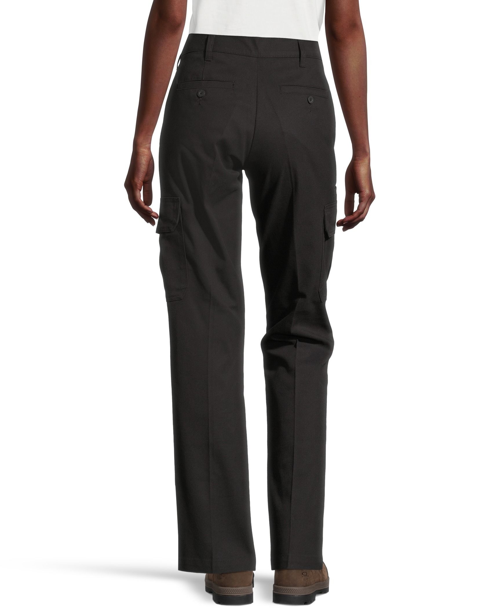 Benchmark Trousers Work Trousers, Women, Black, Poly-Cotton, Waist