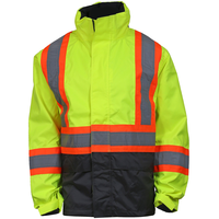 Veste protectrice Helly Hansen Workwear haute visibilité de catégorie 2 pour hommes, Alta Front_Flat