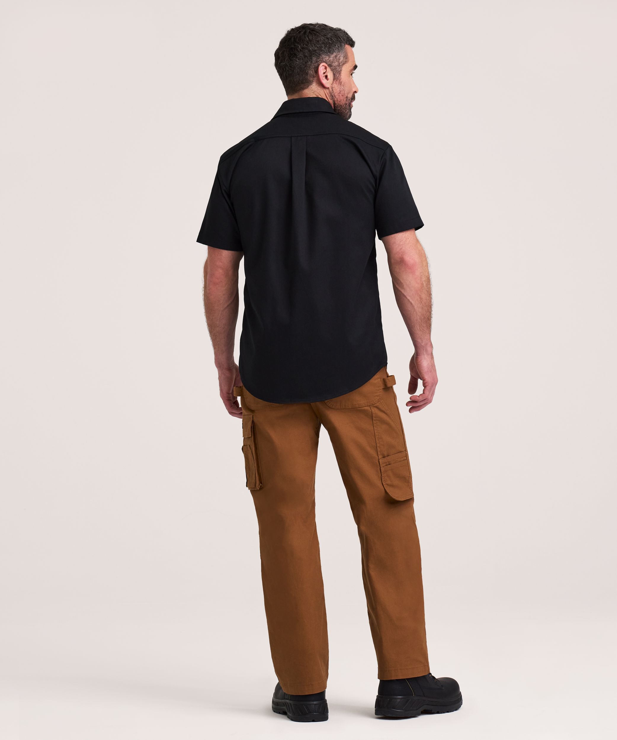 Dakota WorkPro Series Men's Button Front Stretch Poly Cotton Short Sleeve Work Shirt