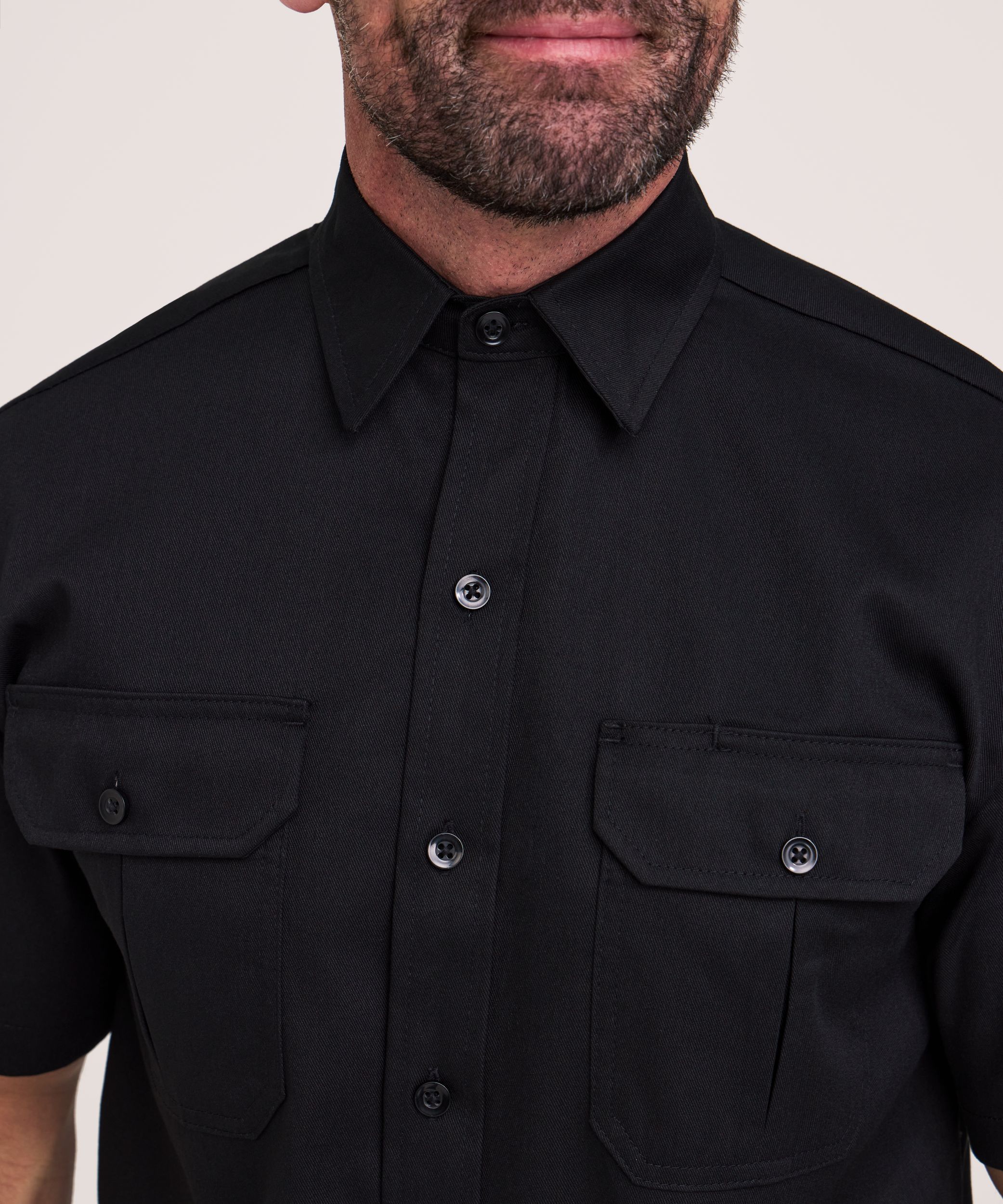 Dakota WorkPro Series Men's Button Front Stretch Poly Cotton Short Sleeve Work Shirt