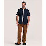 Dakota WorkPro Series Men's Button Front Stretch Poly Cotton Short Sleeve Work Shirt