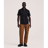 Chemise de travail Dakota Workpro Series en poly-coton extensible à manches courtes et à fermeture à boutons pression sur le devant, pour hommes Front_Flat