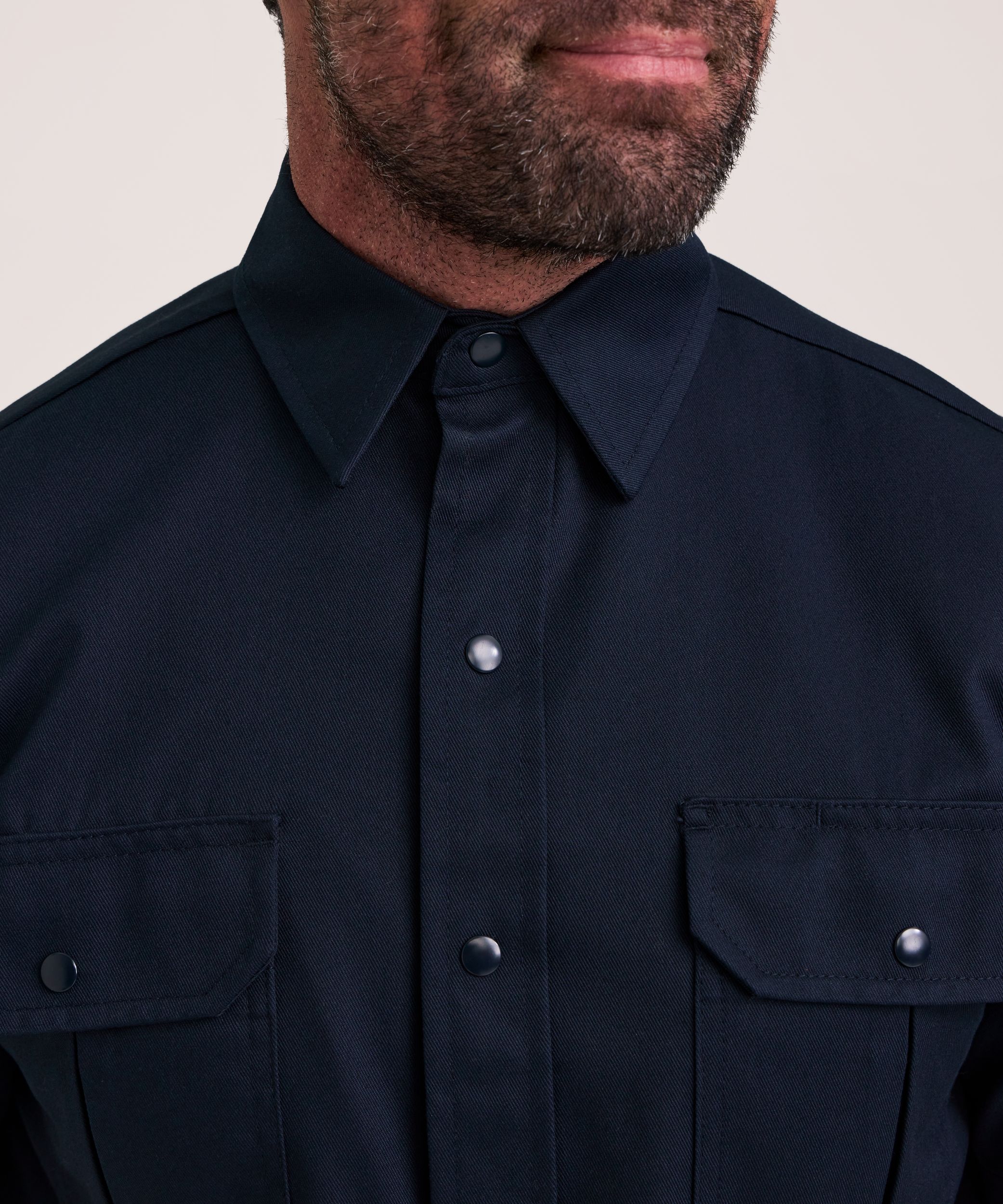 Dakota WorkPro Series Men's Snap Front Stretch Poly Cotton Short Sleeve Work Shirt