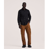 Dakota WorkPro Series Men's Snap Front Stretch Poly Cotton Long Sleeve Work Shirt Front_Flat