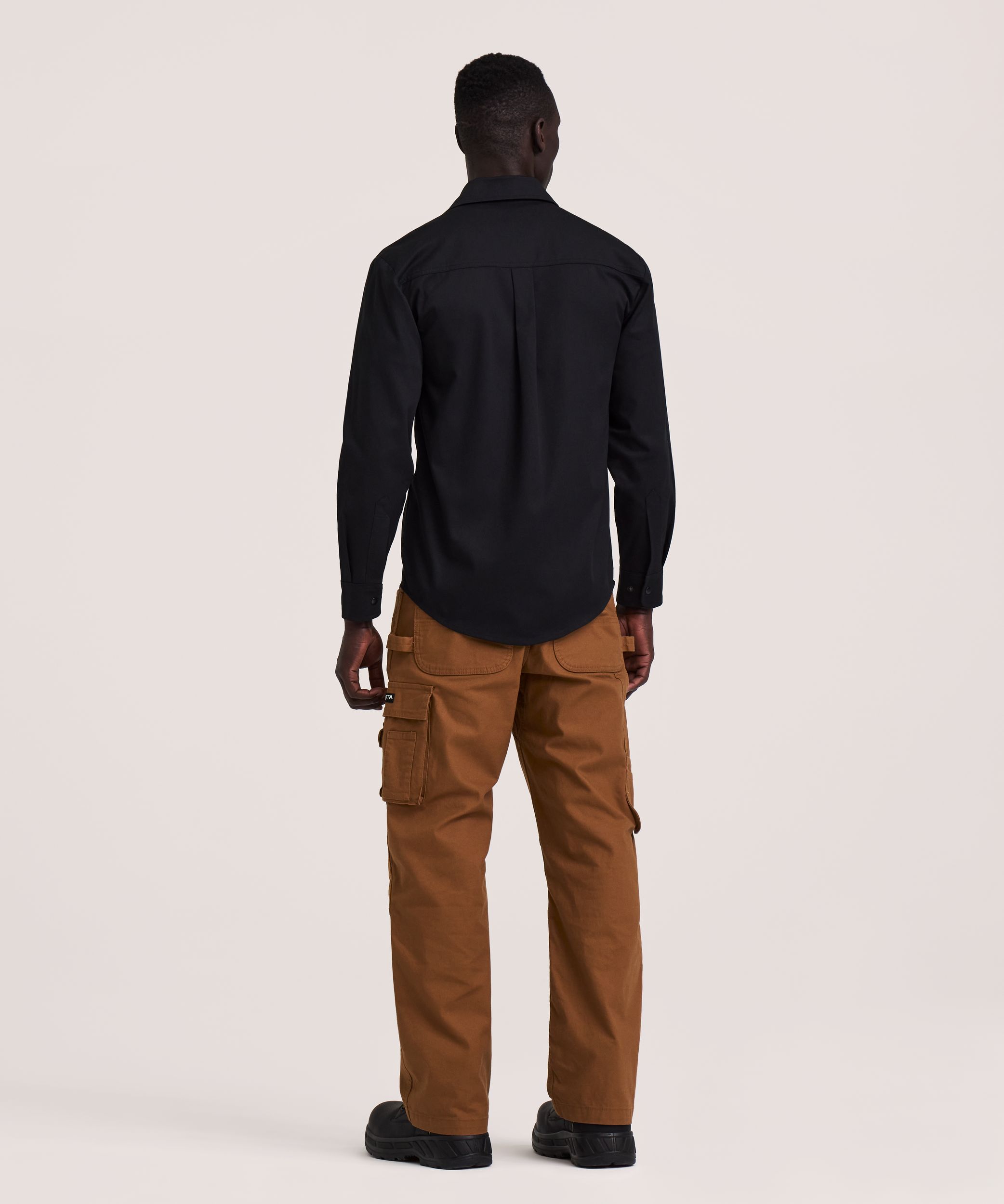 Dakota WorkPro Series Men's Snap Front Stretch Poly Cotton Long Sleeve Work Shirt