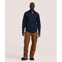 Dakota WorkPro Series Men's Snap Front Stretch Poly Cotton Long Sleeve Work Shirt