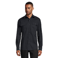 Dakota WorkPro Series Men's Snap Front Stretch Poly Cotton Long Sleeve Work Shirt