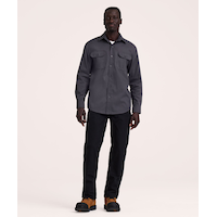 Dakota WorkPro Series Men's Button Front Stretch Poly Cotton Long Sleeve Work Shirt