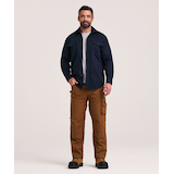 Dakota WorkPro Series Men's Button Front Stretch Poly Cotton Long Sleeve Work Shirt