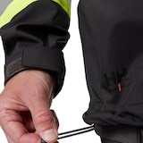 Helly Hansen Workwear Men's Alta Hi Vis Softshell Safety Jacket CloseUp