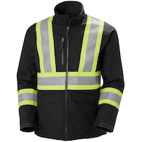Veste de sécurité haute visibilité Helly Hansen Workwear à extérieur souple pour hommes, Alta Front_Flat