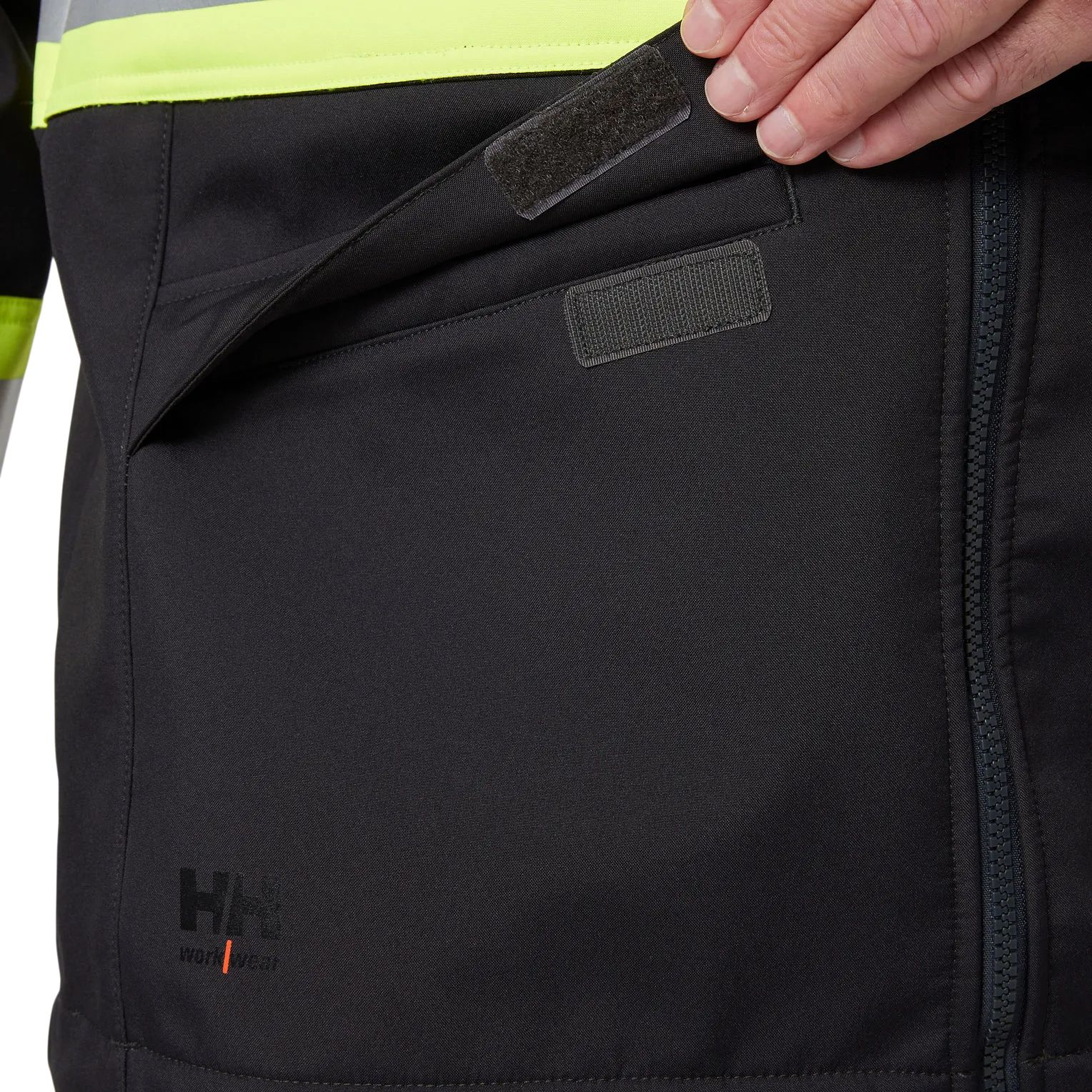 Helly Hansen Workwear Men's Alta Hi Vis Softshell Safety Jacket