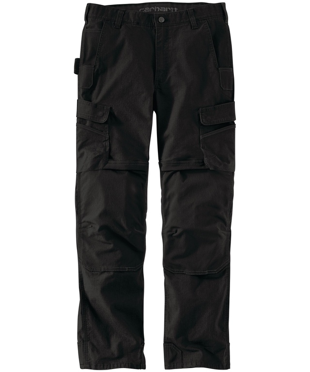 Carhartt Men's Rugged Flex Steel Mid Rise Cargo Work Pants - Black