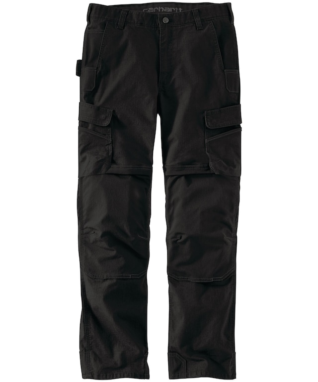 Carhartt Men's Rugged Flex Steel Mid Rise Cargo Work Pants - Black