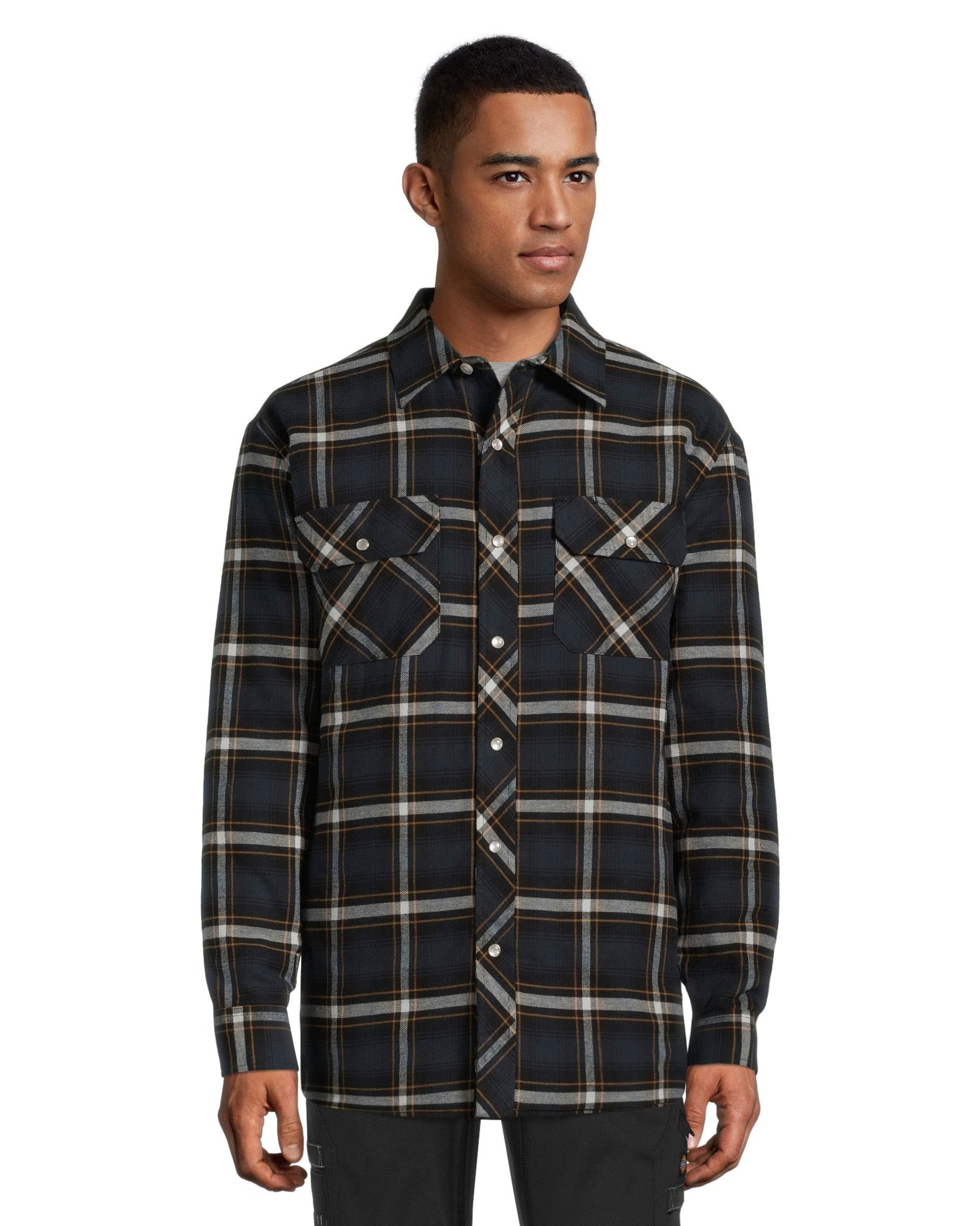 Aggressor Men's Snap-Front Insulated Quilted Flannel Work Shirt | Marks
