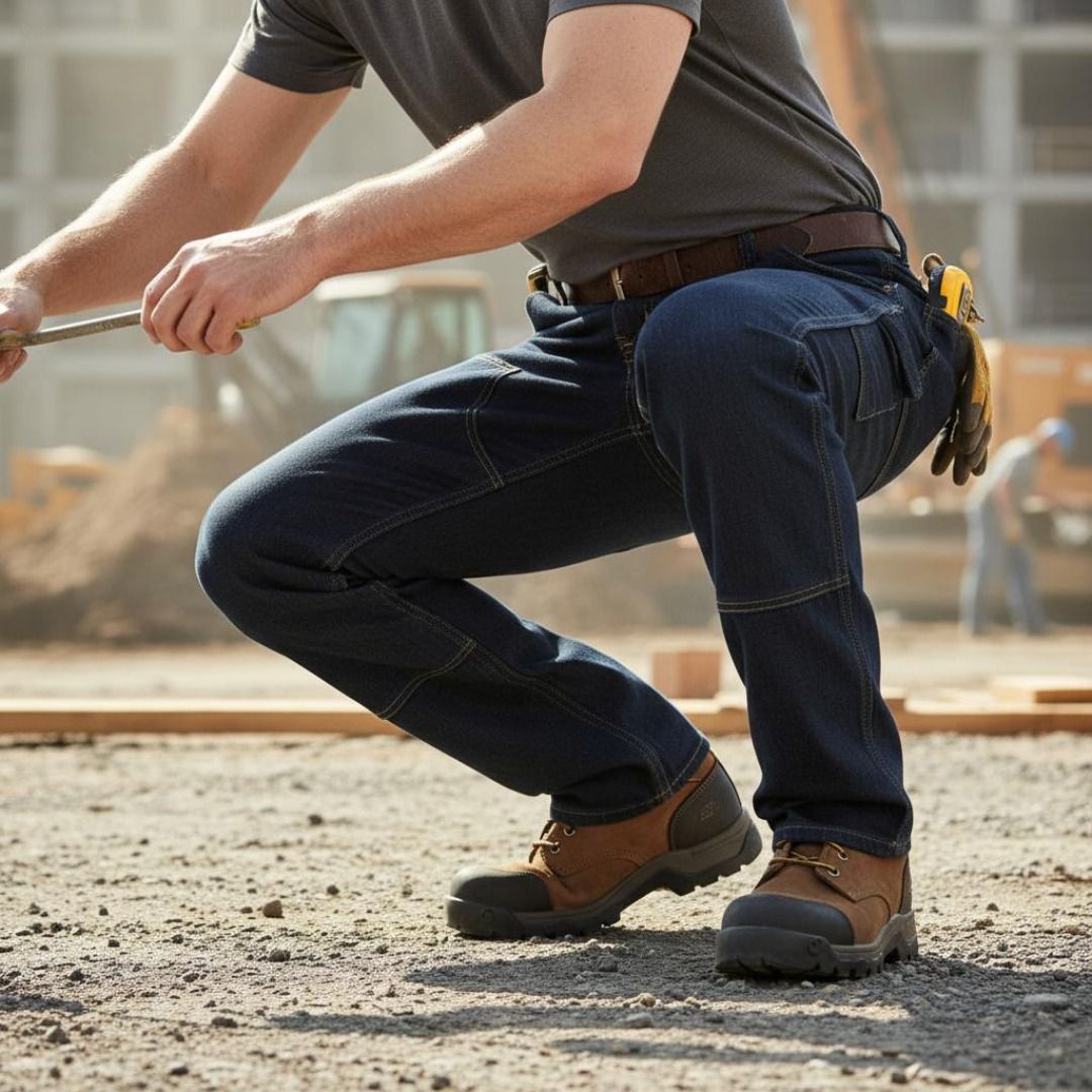 Carhartt Men's Relaxed Straight Rugged Flex® Double-Front Denim Dungarees