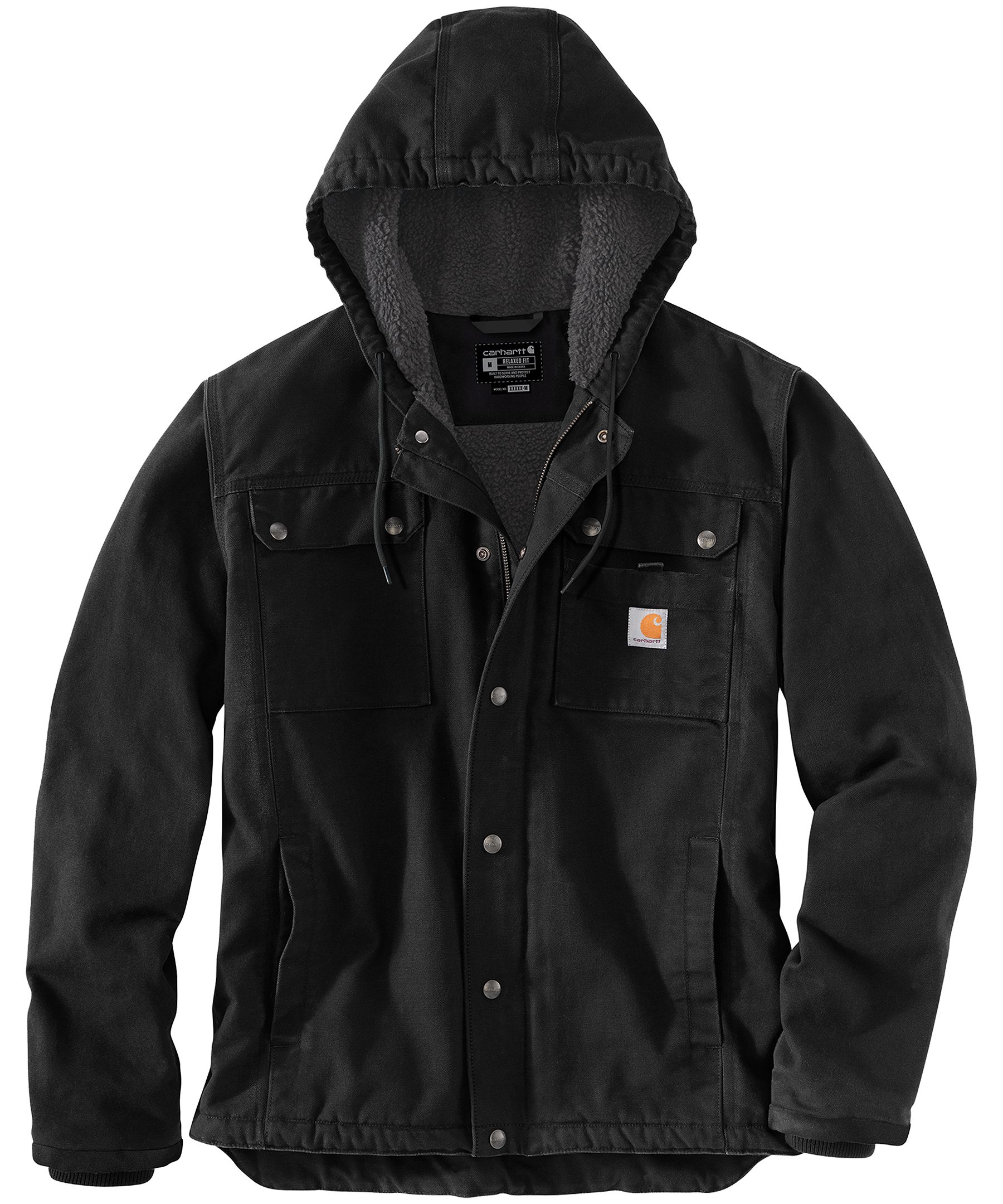 Carhartt Men's Washed Sherpa Lined Duck Utility Jacket | Marks
