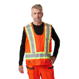 Veste d'arpenteur à haute visibilité pour hommes, Alta, Helly Hansen Workwear Front_Flat