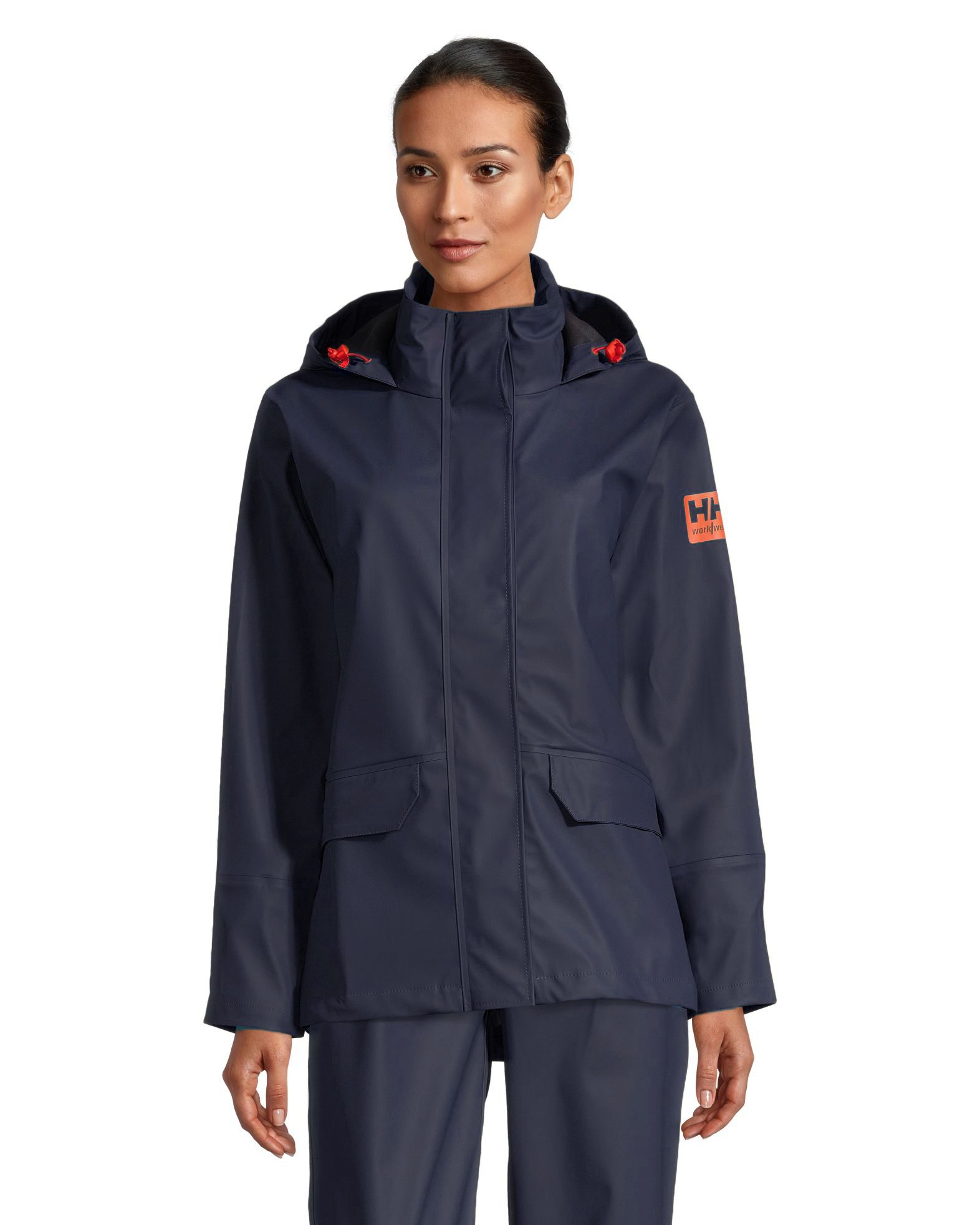 Helly Hansen Workwear Women's Gale PU Waterproof Rain Jacket