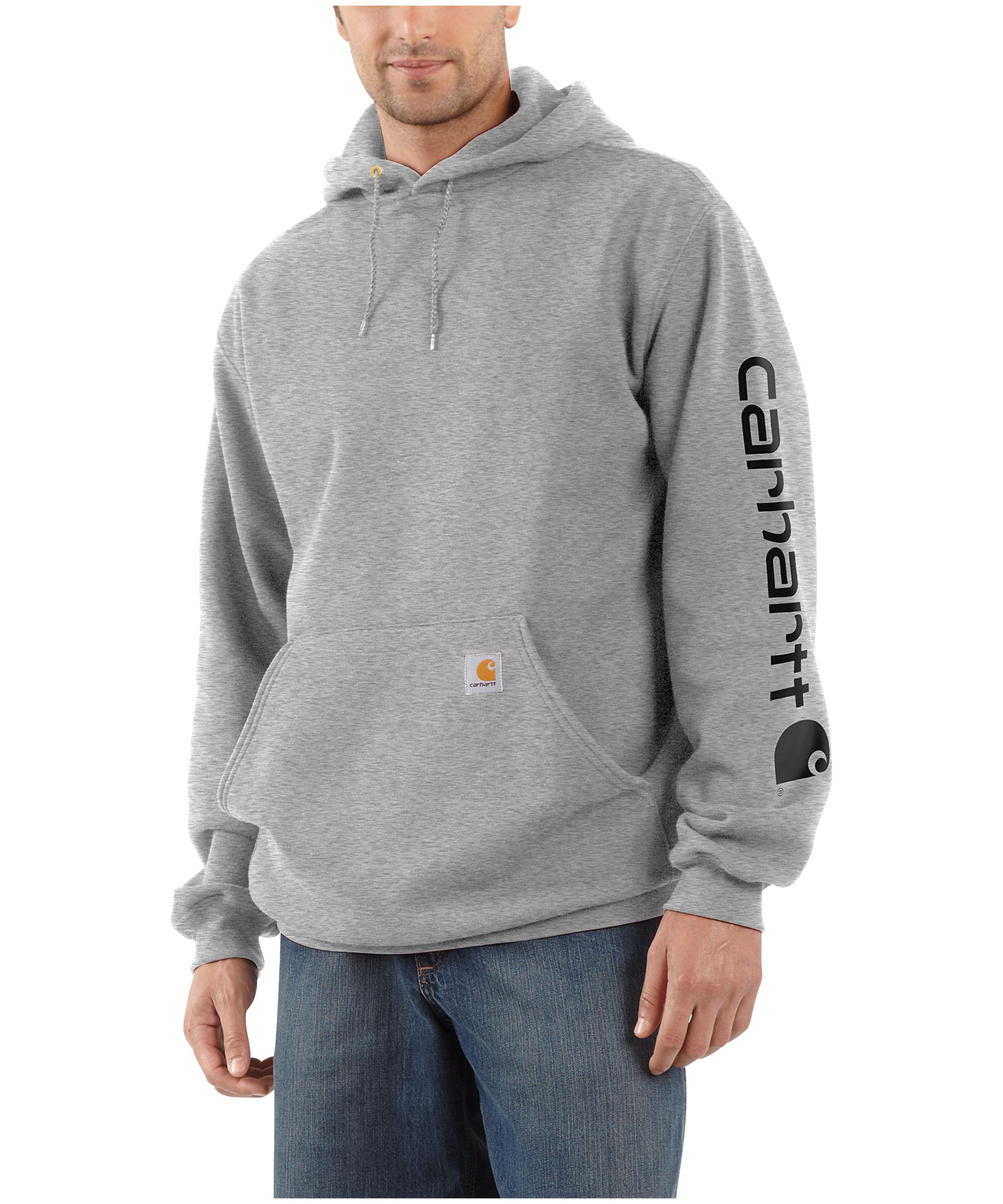 Carhartt Men's Midweight Hooded Logo Sleeve Sweatshirt | Mark's