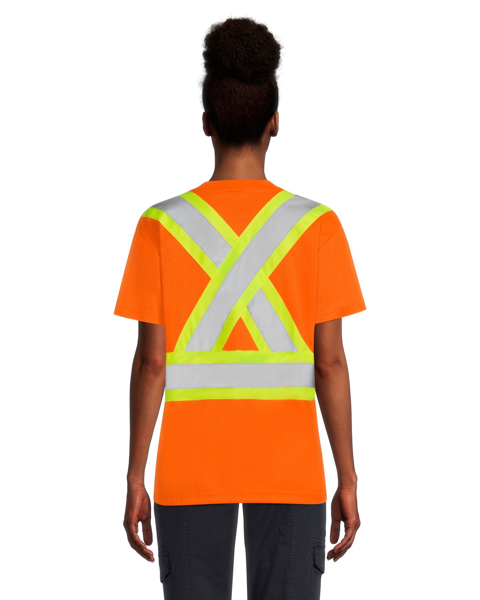 T-shirt de sécurité haute visibilité pour femmes, Pioneer, orange