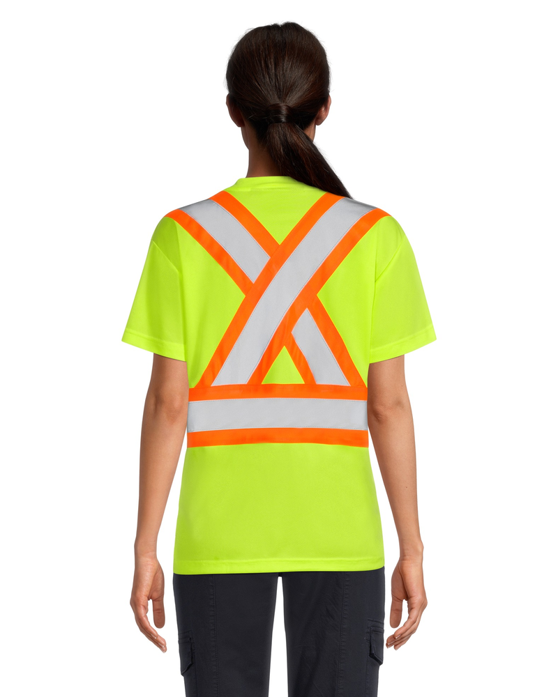 Pioneer Women's Hi Viz Yellow Safety T-Shirt