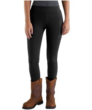 Carhartt Women'sRugged Flex Force Lightweight Fastdry Utility Leggings - Black
