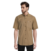 Carhartt Chemise de travail à manches courtes, Carhartt Rugged Flex Rigby Front_Flat