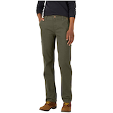 Pantalon de menuisière à coupe droite et décontractée en coutil avec 7 poches pour femmes, Dickies Front_Angled_Left