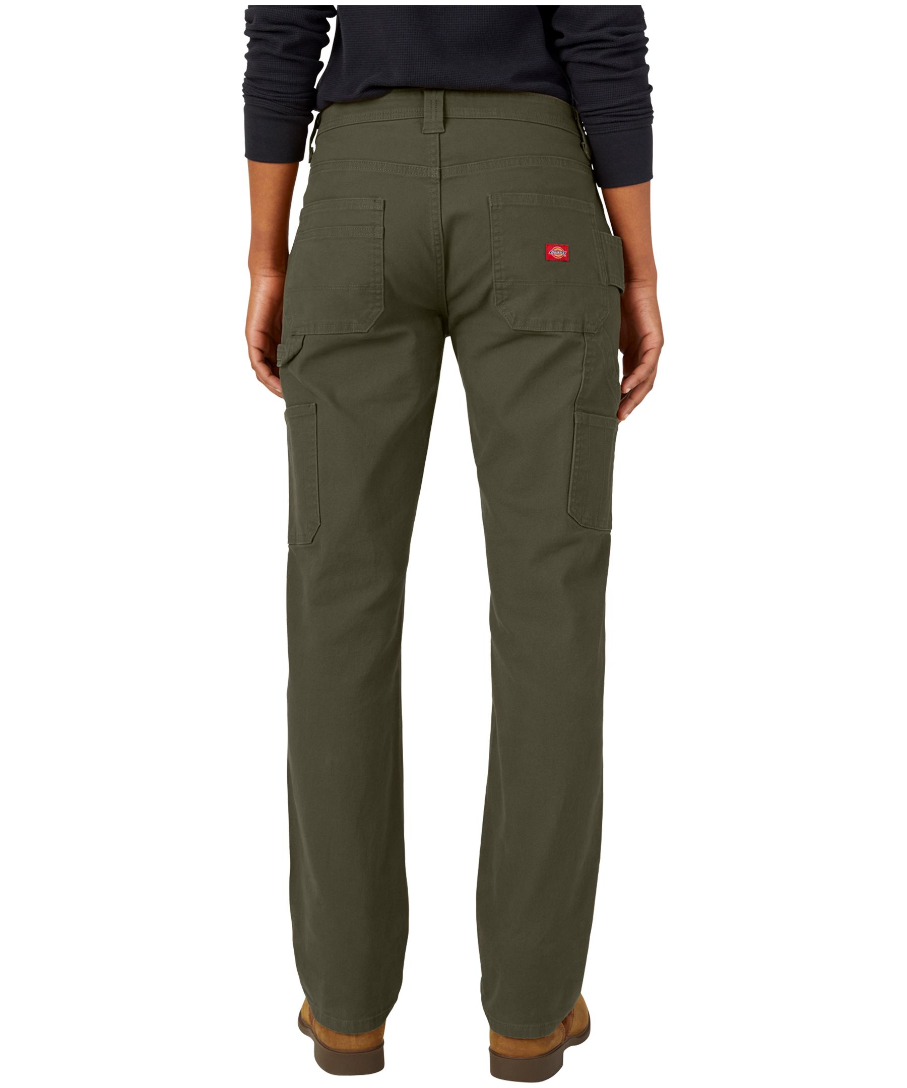 Dickies Women's 7 Pocket Relaxed Straight Fit Duck Carpenter Work