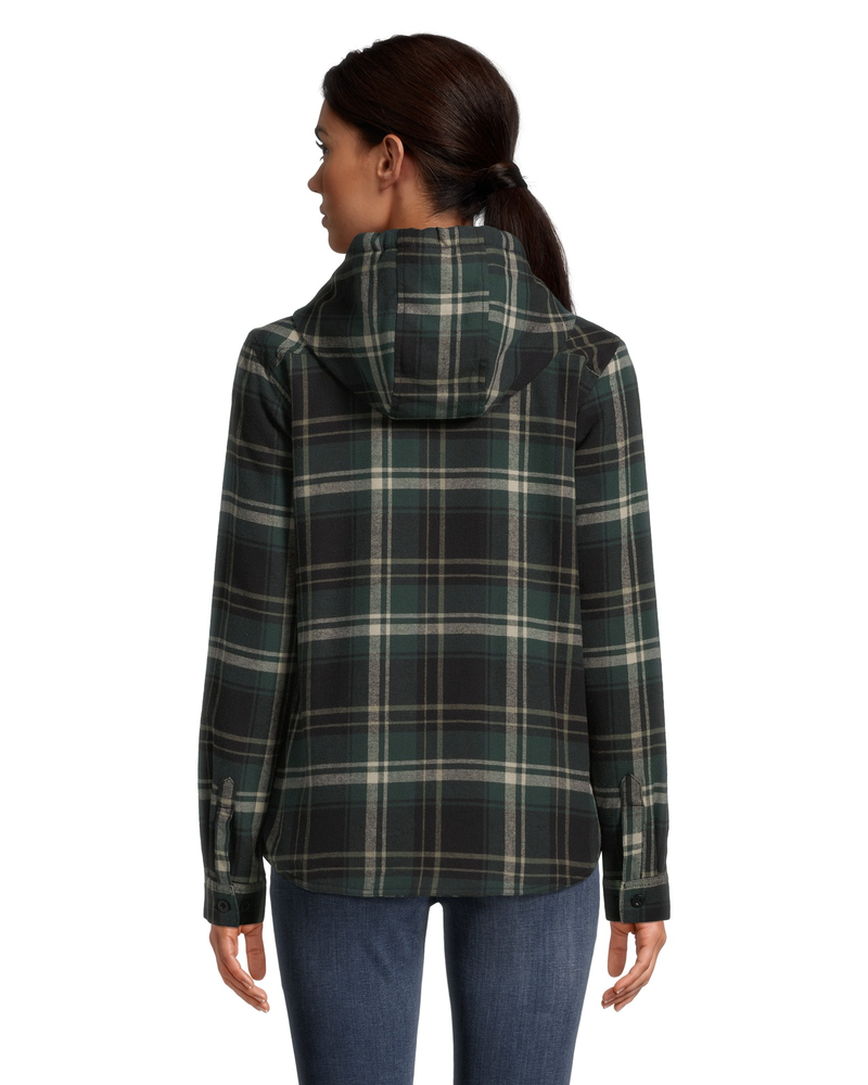 TOUGH DUCK Women's Plush Lined Flannel Jacket