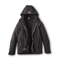 Helly Hansen Workwear Men's Oxford Water Resistant Softshell Work Jacket Front_Flat