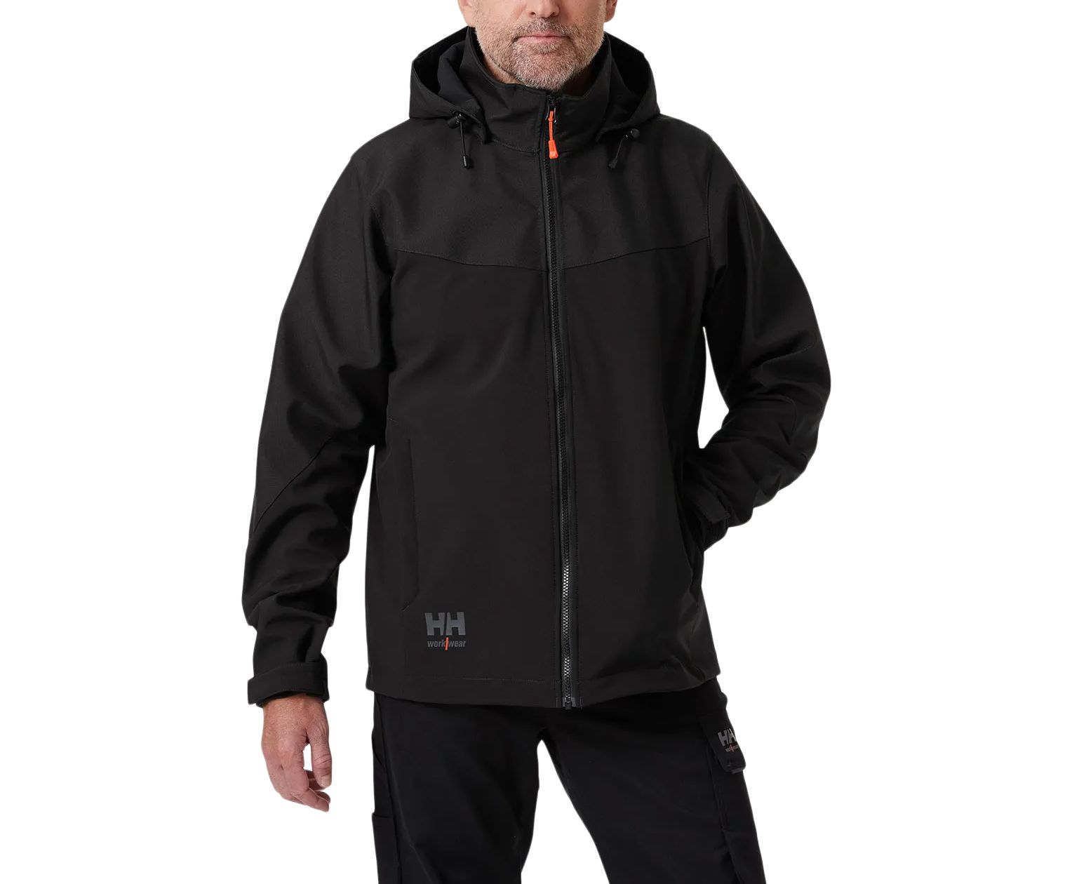 Helly Hansen Workwear Men's Oxford Water Resistant Softshell Work Jacket
