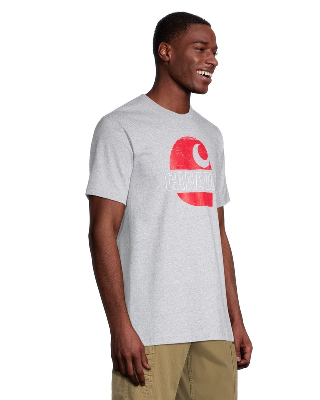 Lacoste T-shirt col rond - Gris Chiné - O'Street