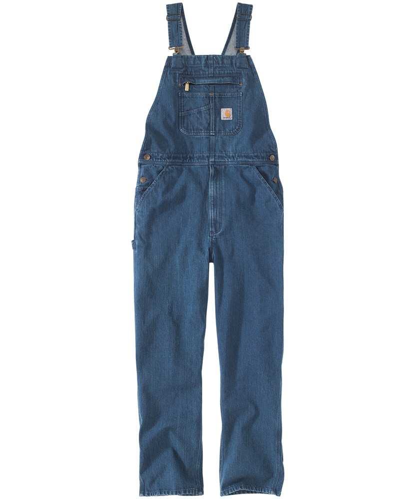 Carhartt Men's Loose Fit Washed Cotton Denim High Back Bib