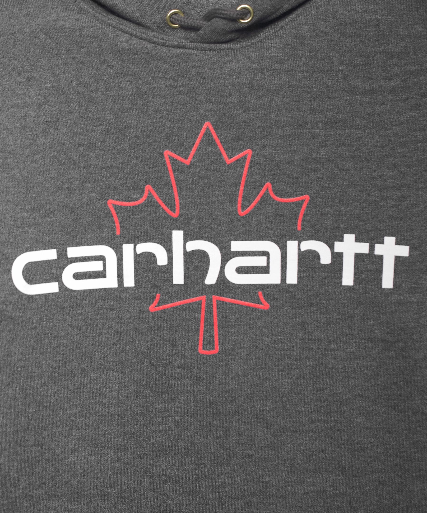 Chandail de travail en molleton à capuche d'épaisseur moyenne avec graphique canadien, à manches longues et coupe décontractée pour hommes, Carhartt
