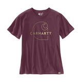 Carhartt Women's Heavyweight Short Sleeve T Shirt Front_Flat