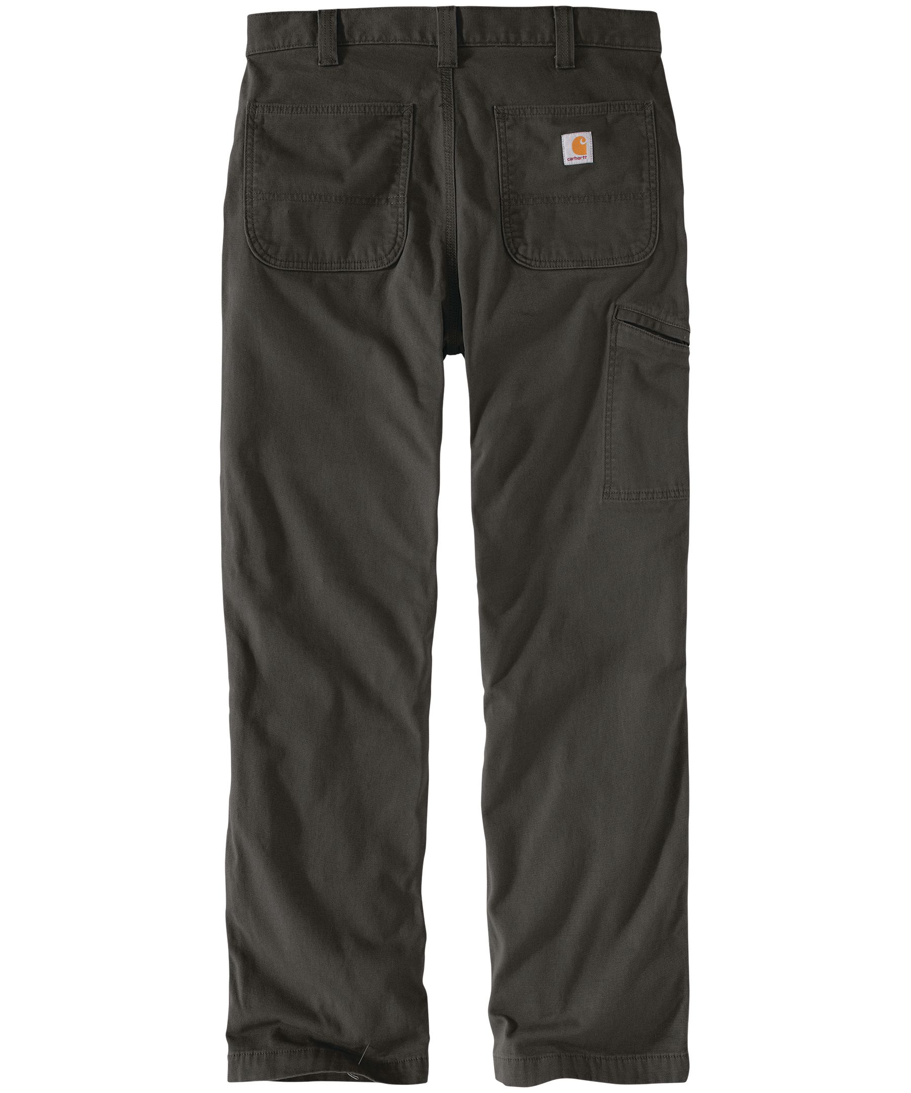 Carhartt Rugged Flex Rigby Knit Flannel-Lined Dungarees for Men