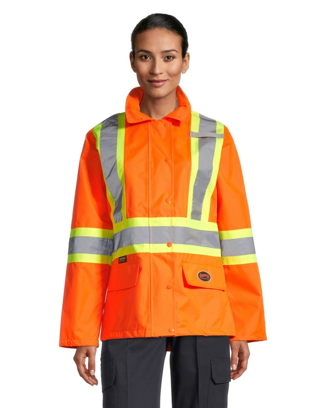 Pioneer Women's Hi-Vis Waterproof Traffic Control Jacket
