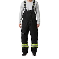 Helly Hansen Workwear Men's Alna Polar CSA Hi-Vis Waterproof Bib Overalls Front_Flat