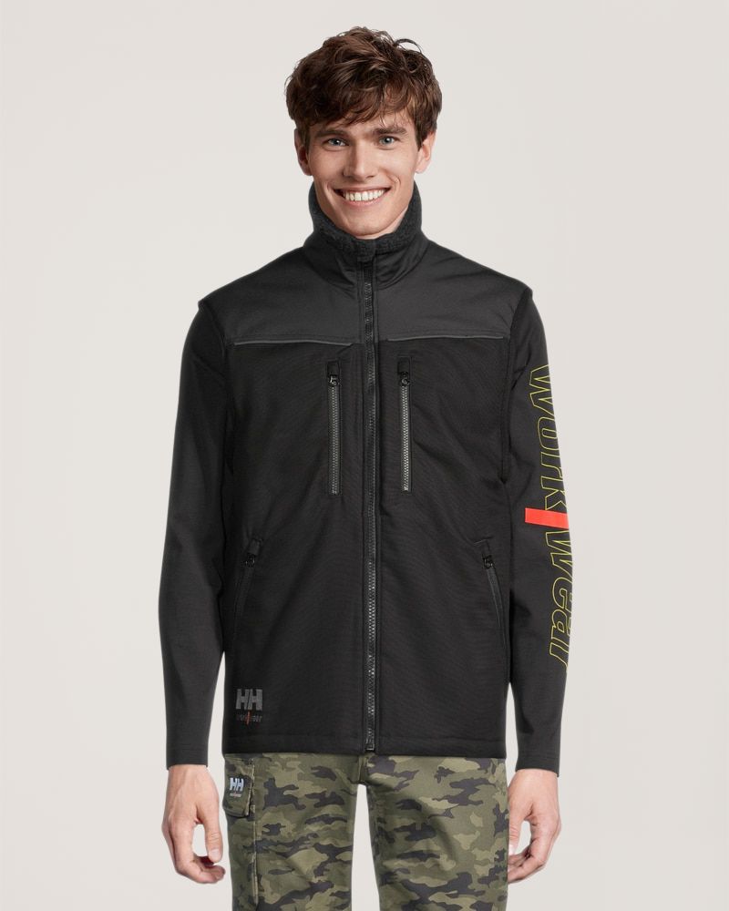 Helly Hansen Workwear Men's Oxford Fleece Lined Work Vest