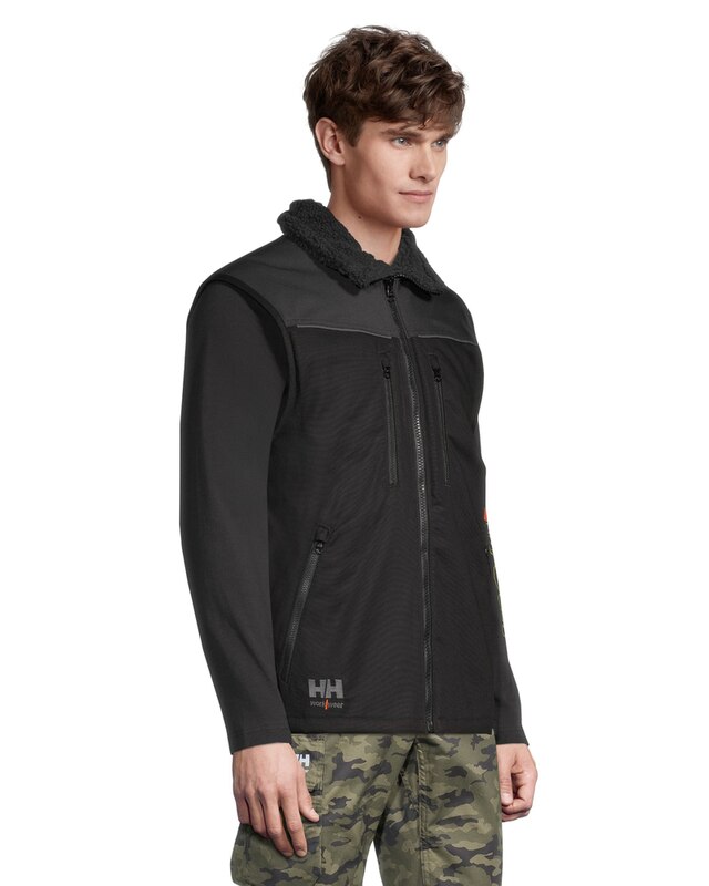 Helly Hansen Workwear Men's Oxford Fleece Lined Work Vest Marks