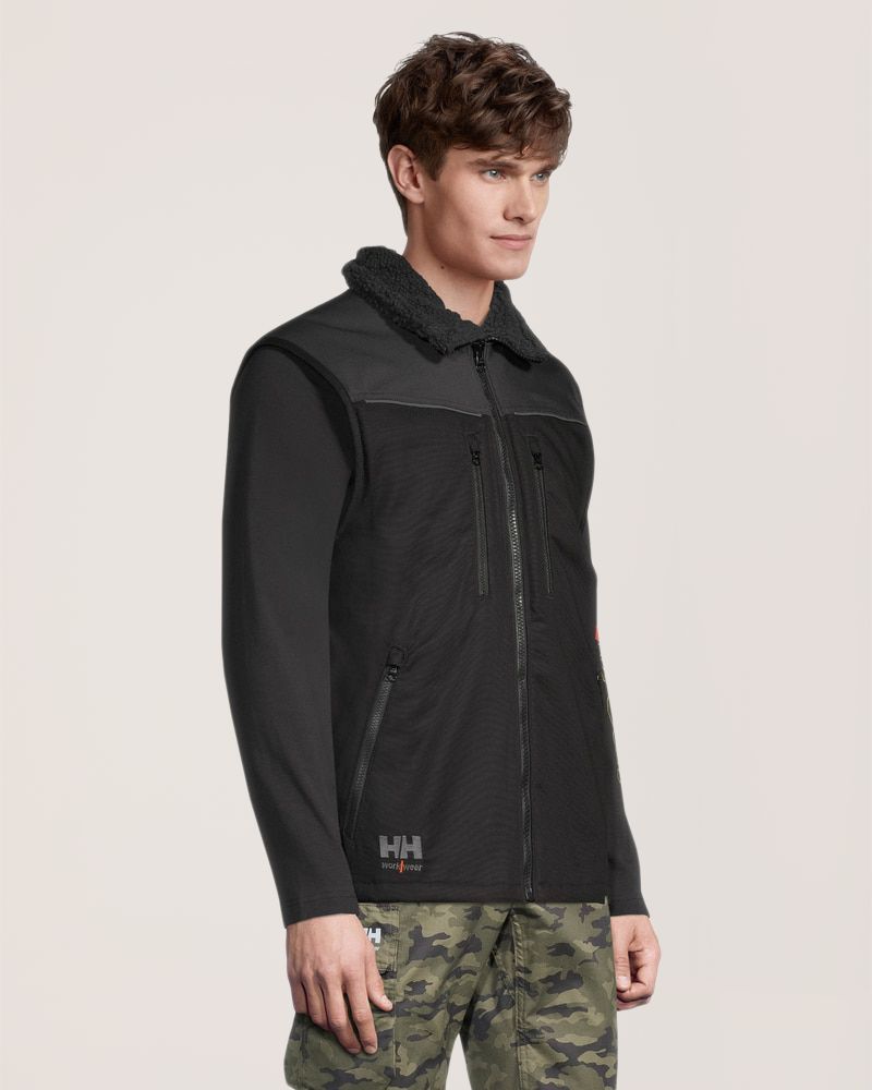 Helly Hansen Workwear Men's Oxford Fleece Lined Work Vest